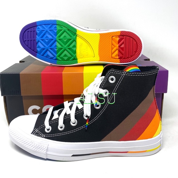 Converse Ctas High Canvas Black University Sneakers Men’s Size 9.5 167759C - Picture 3 of 10